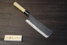 画像をギャラリービューアに読み込む, 越乃一刀 青紙鋼 菜切 165mm