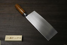 画像をギャラリービューアに読み込む, 越乃一刀 割込 中華包丁 205mm