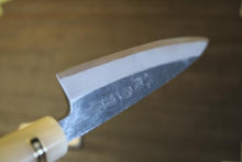 画像をギャラリービューアに読み込む, 越乃一刀 左用 白紙鋼  貝裂 150mm