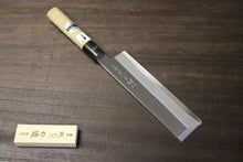 画像をギャラリービューアに読み込む, 越乃一刀 左用 白紙鋼 薄刃 180mm