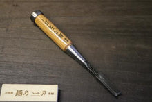 画像をギャラリービューアに読み込む, 越乃一刀 木彫のみ 三角9mm