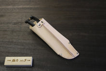 画像をギャラリービューアに読み込む, 越乃一刀 白牛皮 丸型剪定ケース