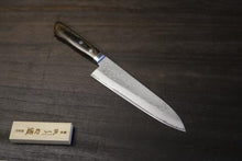 画像をギャラリービューアに読み込む, 越乃一刀 VG-10 積層鋼 牛刀185mm 合板柄