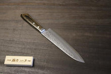 画像をギャラリービューアに読み込む, 越乃一刀 VG-10 積層鋼 牛刀185mm 合板柄