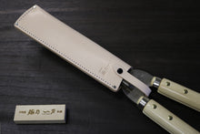 画像をギャラリービューアに読み込む, 越乃一刀 白牛皮 刈込鋏ケース