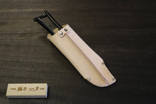 画像をギャラリービューアに読み込む, 越乃一刀 白牛皮 丸型剪定ケース