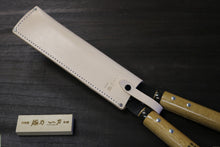 画像をギャラリービューアに読み込む, 越乃一刀 白牛皮 刈込鋏ケース