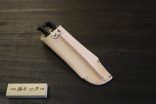 画像をギャラリービューアに読み込む, 越乃一刀 白牛皮 丸型剪定ケース