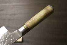 画像をギャラリービューアに読み込む, 佐治武士 作 万能180mm R2(SG-2) 鎚目 カリンコブ柄