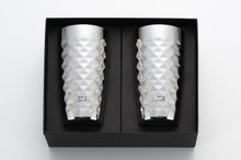 画像をギャラリービューアに読み込む, 磨き屋シンジケート 2重ビアタンブラー 370ml (ダイヤモンドカット仕上げ) 2個入