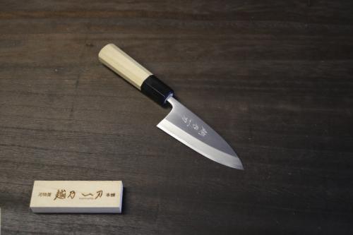 越乃一刀 極上 本霞 白2鋼 出刃 120mm