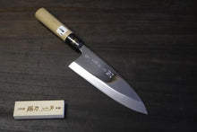 画像をギャラリービューアに読み込む, 越乃一刀 鏡仕上 青紙鋼 出刃 120mm
