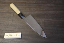 画像をギャラリービューアに読み込む, 越乃一刀 鏡仕上 青紙鋼 出刃 120mm
