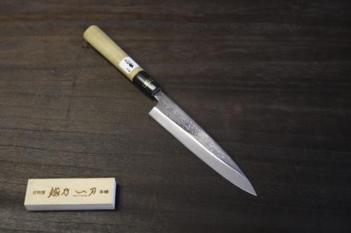 越乃一刀 鏡仕上 青紙鋼  貝裂 150mm