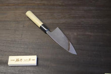 画像をギャラリービューアに読み込む, 越乃一刀 鏡仕上 青紙鋼 味切 120mm
