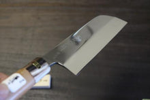 画像をギャラリービューアに読み込む, 越乃一刀 鏡仕上 青紙鋼   鎌型薄刃 180mm
