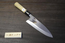 画像をギャラリービューアに読み込む, 越乃一刀 鏡仕上 白紙鋼 出刃 210mm
