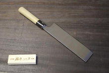 画像をギャラリービューアに読み込む, 越乃一刀 鏡仕上 白紙鋼   薄刃 165mm
