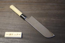 画像をギャラリービューアに読み込む, 越乃一刀 鏡仕上 白紙鋼   鎌型薄刃 180mm
