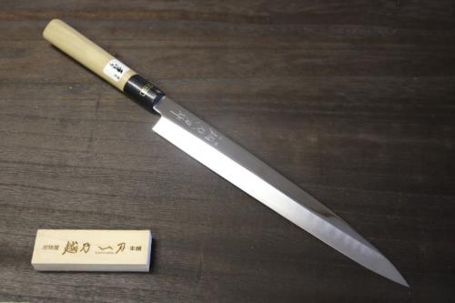 越乃一刀 鏡仕上 白紙鋼 柳刃 270mm