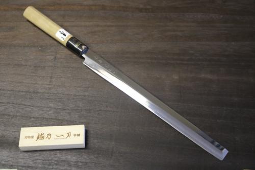 越乃一刀 鏡仕上 白紙鋼  蛸引 360mm