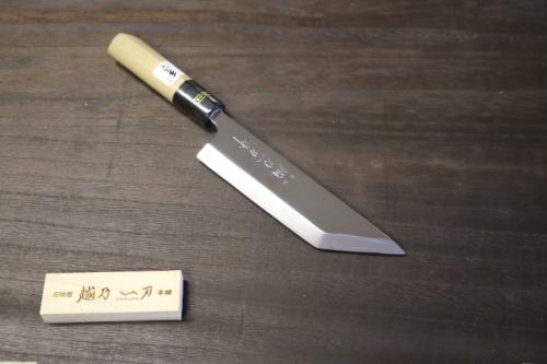 越乃一刀 鏡仕上  白紙鋼 江戸型ウナギ裂 210mm