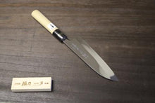 画像をギャラリービューアに読み込む, 越乃一刀 鏡仕上 白紙鋼 特厚 万能 165mm
