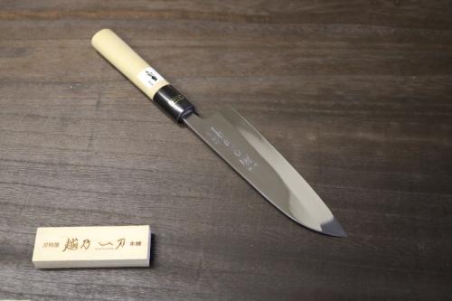 越乃一刀 鏡仕上 白紙鋼 特厚 万能 165mm