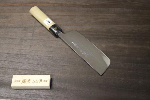 越乃一刀 鏡仕上 磨刃紋 東型菜切 150mm