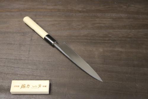 實光刃物　青鋼2号 貝裂包丁 青二】刺身包丁 | 包丁通販なら明治33年創業の大阪 堺の實光刃物