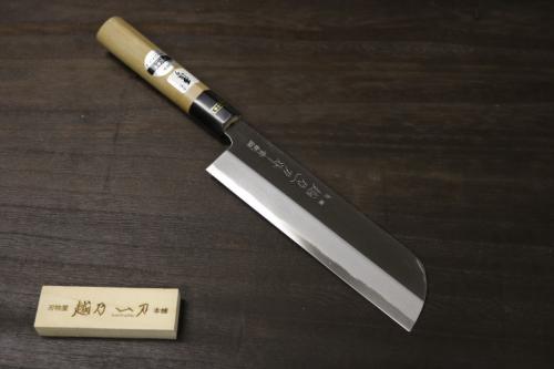 越乃一刀 青紙鋼  鎌型薄刃 165mm
