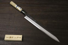 画像をギャラリービューアに読み込む, 越乃一刀 青紙鋼  柳刃 180mm
