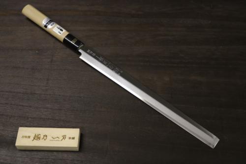 越乃一刀 青紙鋼 蛸引 300mm – 刃物屋 越乃一刀 本舗