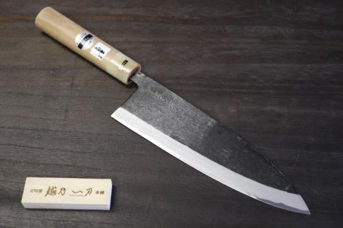 越乃一刀 白紙鋼 黒打 鮭切 270mm