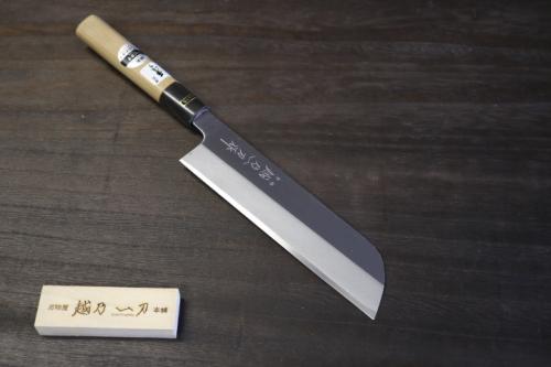 越乃一刀 白紙鋼 鎌型薄刃165mm