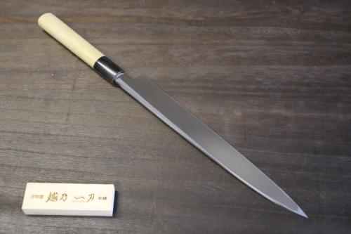 越乃一刀 白紙鋼 柳刃 210mm – 刃物屋 越乃一刀 本舗