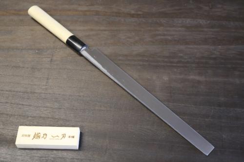 越乃一刀 白紙鋼 蛸引 330mm – 刃物屋 越乃一刀 本舗