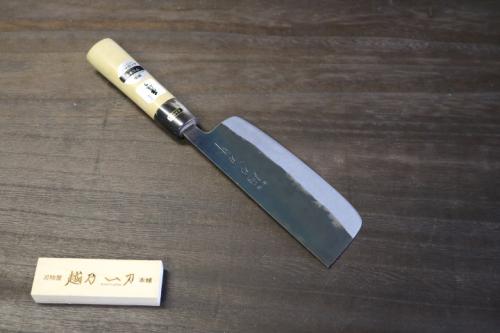 越乃一刀 黒 刃紋 東型菜切 150mm