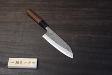 画像をギャラリービューアに読み込む, 越乃一刀 万能135mm (青紙鋼割込) 紫檀八角柄
