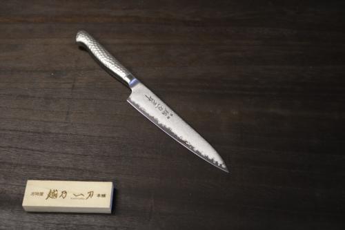 越乃一刀 63層ダマスカス鋼 ペティ 120mm