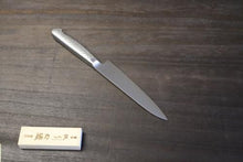 画像をギャラリービューアに読み込む, 越乃一刀 モリブデン鋼 割込(ステン柄) ペティ 180mm
