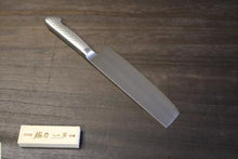 画像をギャラリービューアに読み込む, 越乃一刀 モリブデン鋼 割込(ステン柄) 菜切 180mm

