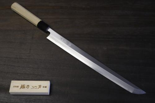 越乃一刀 極上 本霞 白2鋼 先丸蛸引 330mm – 刃物屋 越乃一刀 本舗