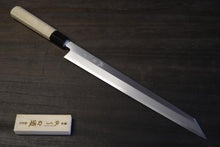 画像をギャラリービューアに読み込む, 越乃一刀 極上 本霞 白2鋼 柳刃切付 300mm
