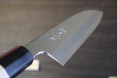 白ニ鋼　切付型特製万能和包丁　180㎜ 6寸 kitchenwakou_yjkd18