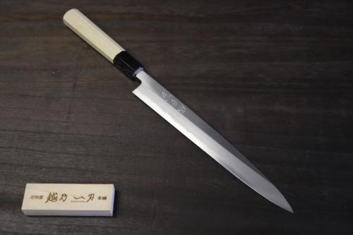 越乃一刀 極上 本霞 白2鋼 柳刃 300mm