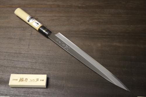 越乃一刀 左用 白紙鋼 柳刃 270mm – 刃物屋 越乃一刀 本舗