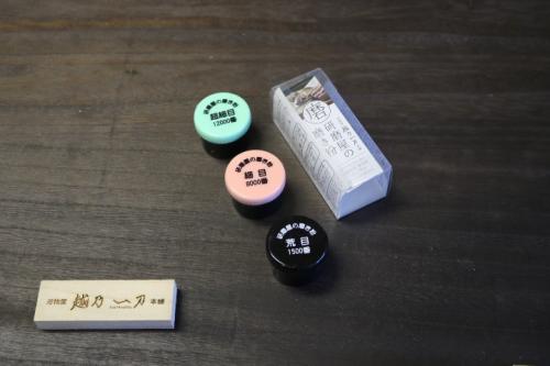 越乃一刀 研磨屋の磨き粉 3点セット 荒・細・超細 各20g入 – 刃物屋 越