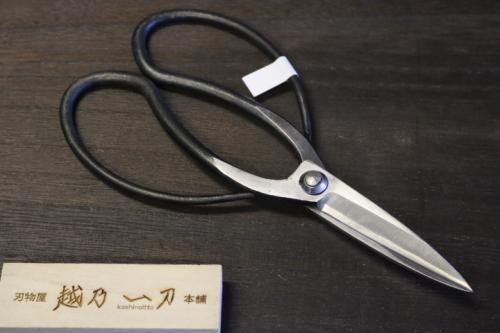 盆栽鋏 越後三条 平行作 青紙鋼 越乃一刀 青紙鋼 手造り