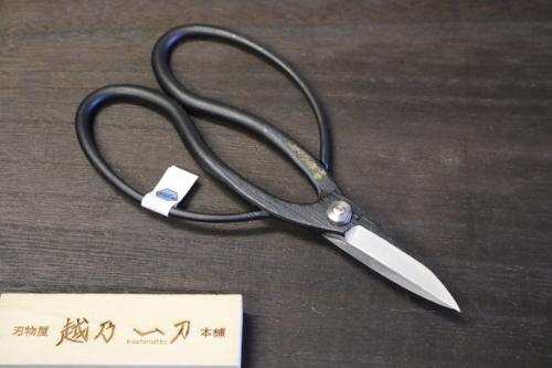 越乃一刀 青紙鋼 ねじ止 盆栽鋏